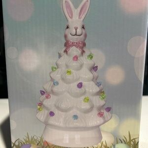 Ceramic Easter Bunny Tree